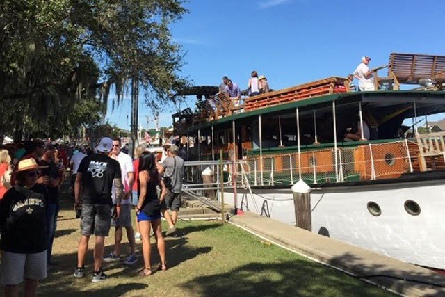 Tchefuncte Queen at Wooden Boat Fest